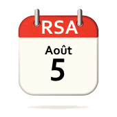 Le RSA de juillet sera versé le : lundi 5 août 2019