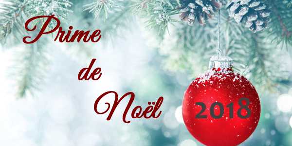 Prime de noël 2018