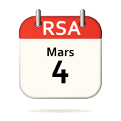Le RSA de février sera versé le : vendredi 4 mars 2022