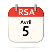 Le RSA de mars sera versé le : mardi 5 avril 2022